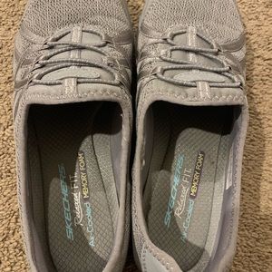 Sketchers memory foam comfort sneakers that I wore once but they were too big.